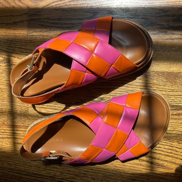 ALOHAS | Marshmallow Scacchi Sandals | Women's 39 - Picture 6 of 14